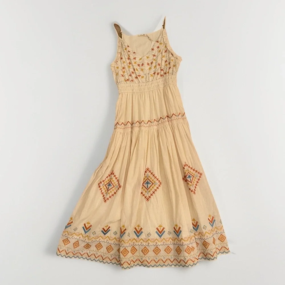 MISS ME Womens‎ Southwestern Tiered Midi Dress Size Small New - Picture 2 of 2